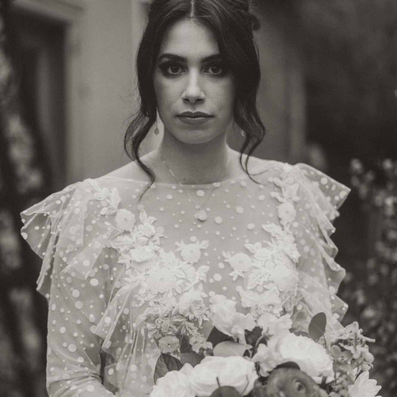 black boho wedding dress Queen Kali | Queen Bridal