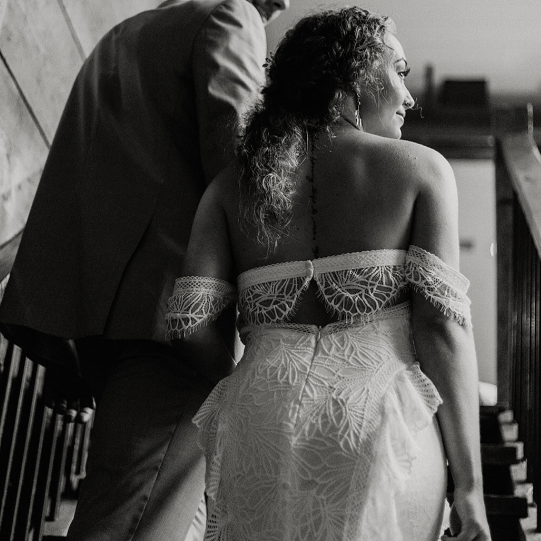 Queen Alex | Queen Bridal | Boho Wedding Dress Ivory / 2 Queen Alex | Queen Bridal | Boho Wedding Dress Ivory / 2