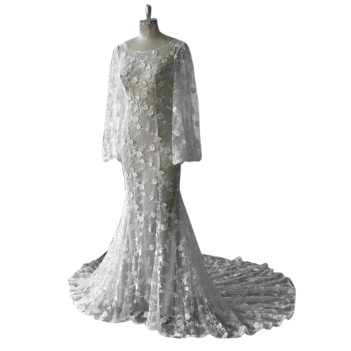 Queen Lisa | Queen Bridal | Boho Wedding Dress – QUEEN BRIDAL