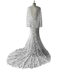 Queen Lisa | Queen Bridal | Boho Wedding Dress – QUEEN BRIDAL