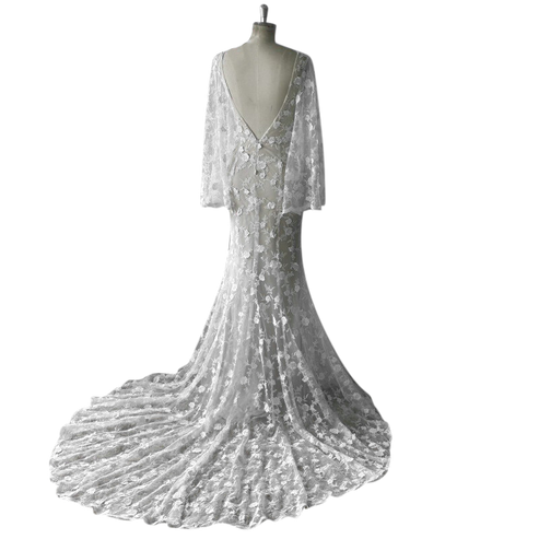 Queen Lisa | Queen Bridal | Boho Wedding Dress – QUEEN BRIDAL