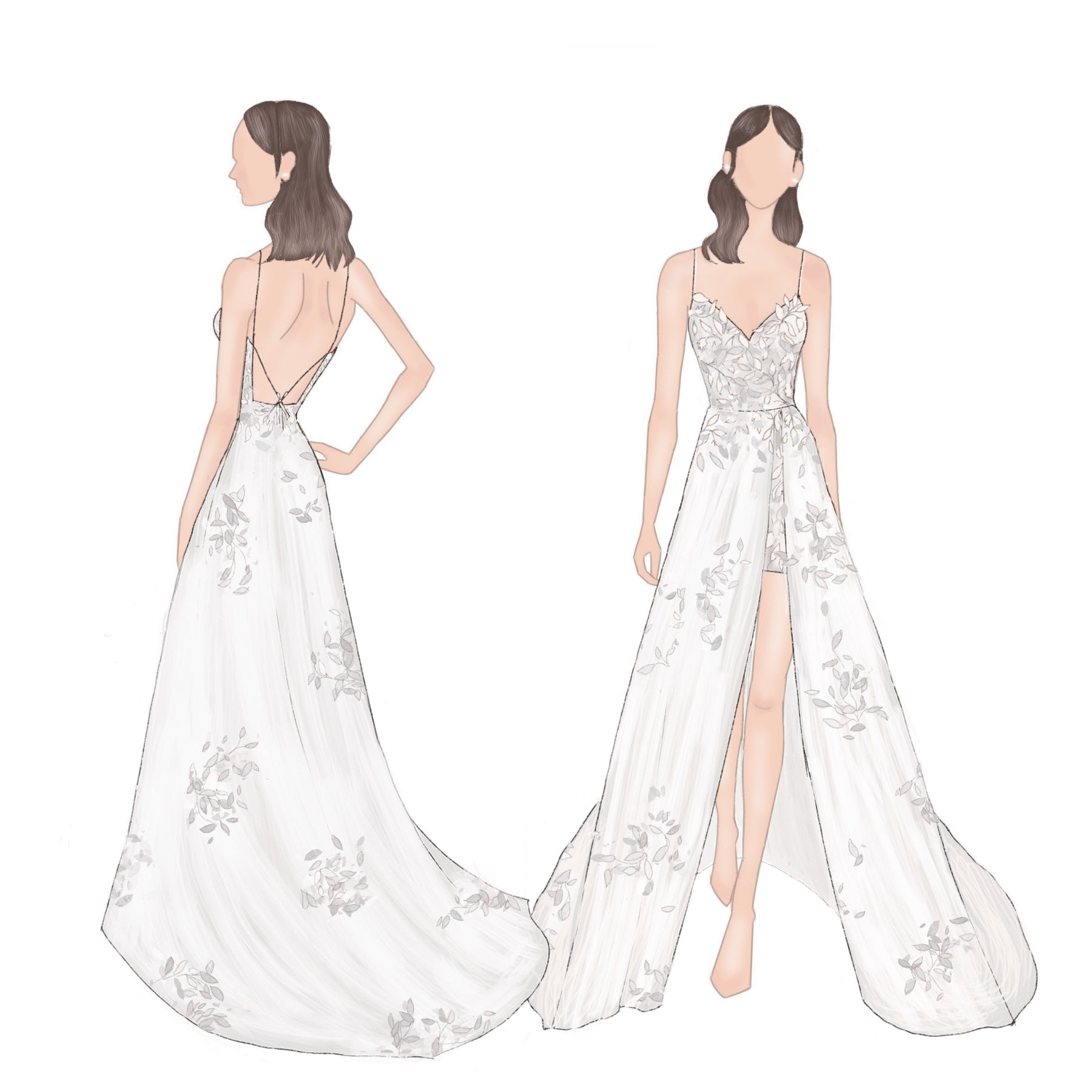 Custom Dress | Queen Bridal | Custom Wedding Gowns Chaney Deposit - Satin + Tulle Gown Custom Dress | Queen Bridal | Custom Wedding Gowns Chaney Deposit - Satin + Tulle Gown