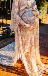 Sequin Tassel Photography Gown