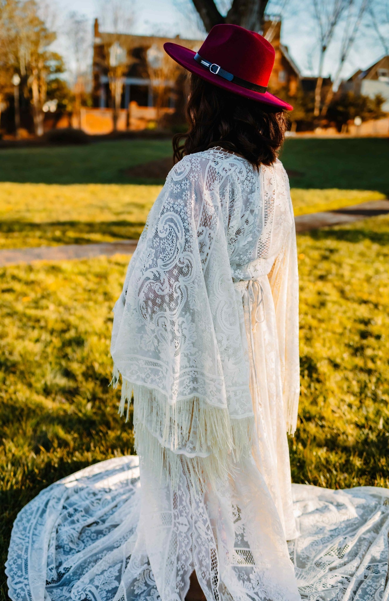 boho wedding dress rental We Are Reclamation Bewitched by Boho Gown