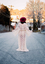 Load image into Gallery viewer, Lace Robe Photography Gown
