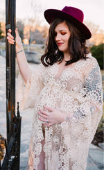 Load image into Gallery viewer, *Rental* Lace Robe Photography Gown
