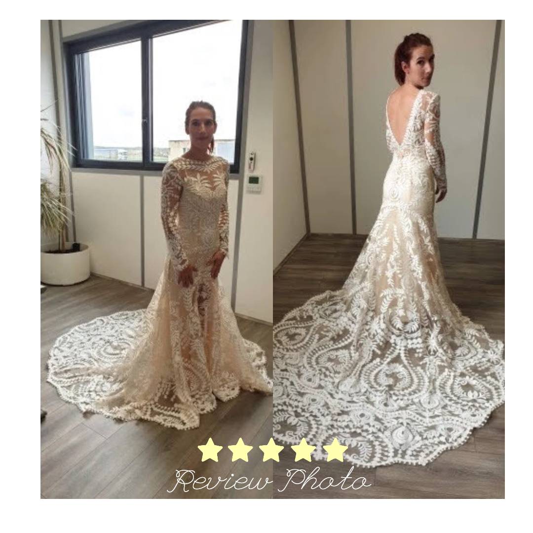 Queen Sommer | Queen Bridal | Boho Wedding Dresses Custom Liner Color / 2 Queen Sommer | Queen Bridal | Boho Wedding Dresses Custom Liner Color / 2
