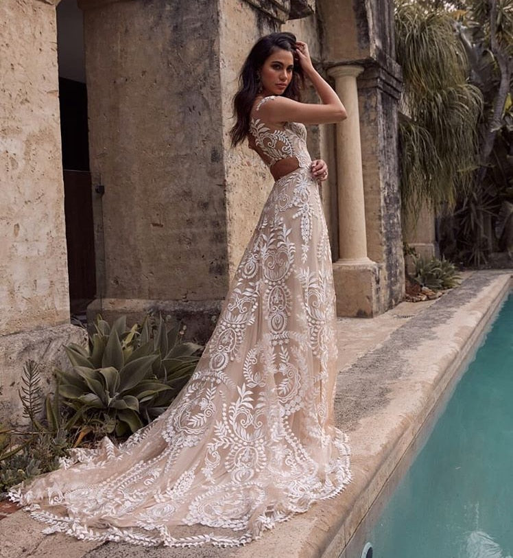 wedding dress photoshoot Styled Shoot Gown Rentals Queen Jami (Champagne liner) Size 14