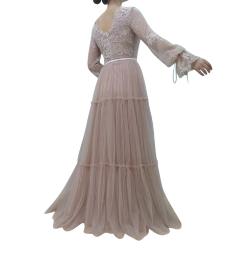 Queen Jordan Queen Bridal Boho Wedding Dress – QUEEN BRIDAL